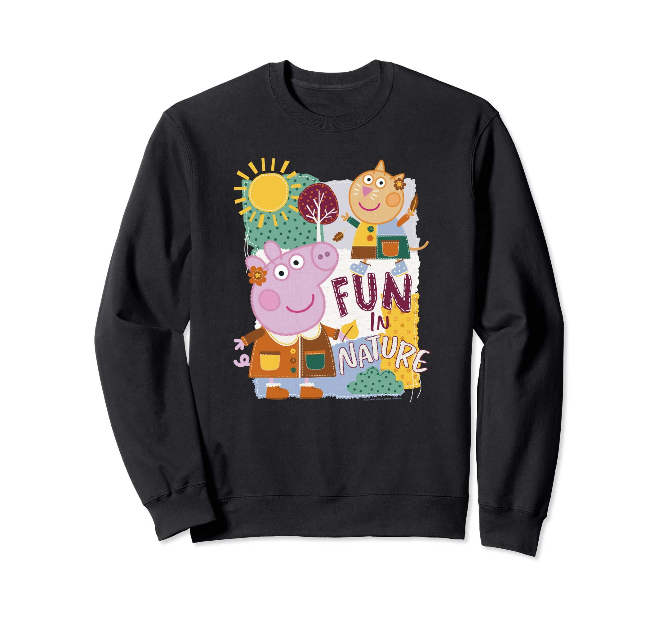 Sweat Peppa Pig Fun In Nature pull rose imprimé Candy - 2