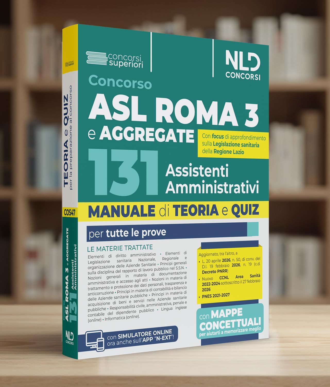 Concorso 131 Assistenti Amministrativi ASL ROMA 3: Manuale Teoria e Quiz