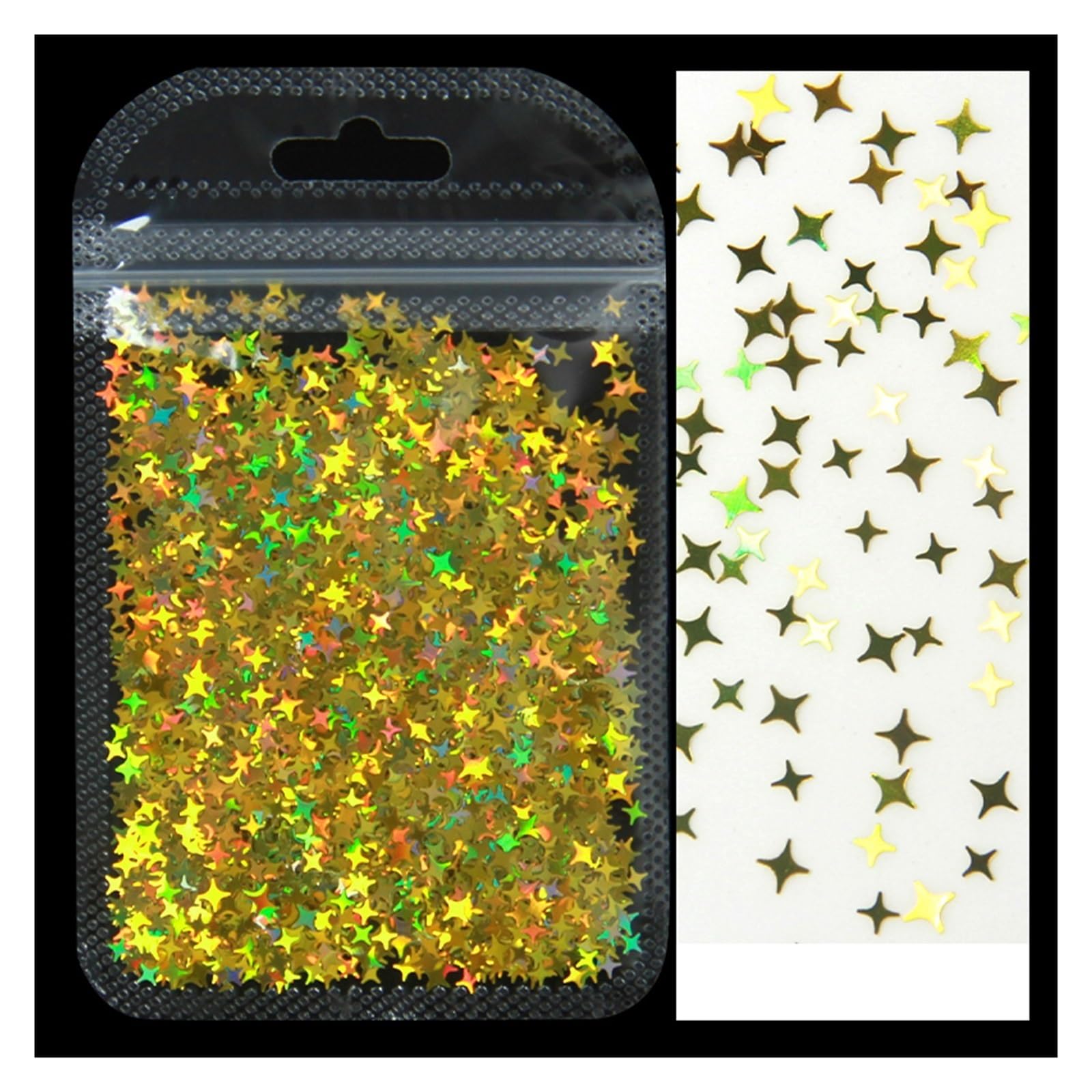 Holographic Nail Art Glitter Laser Star Butterfly AB 2g Decor Accessories
