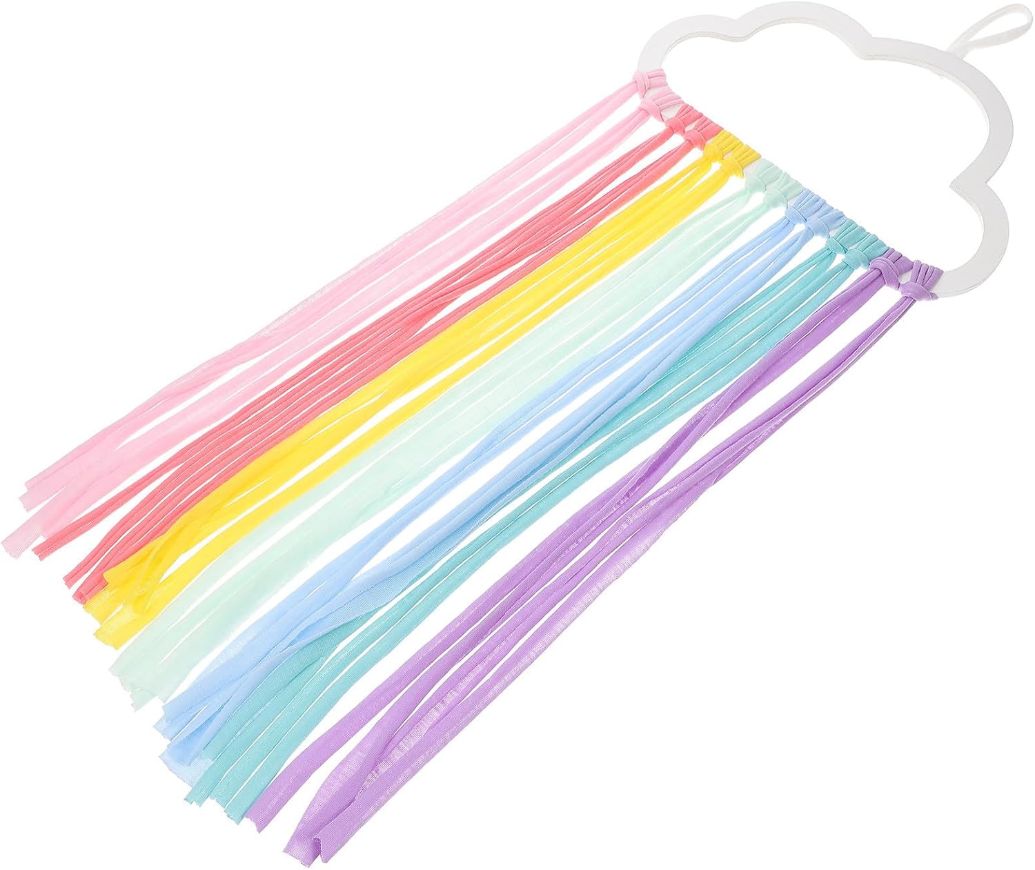 Hanging Hair Clip Organizer, Wall-mounted Headband and Hair Bow Holder, Space Saving Abs and Wool Material, for Home Decoration and Room