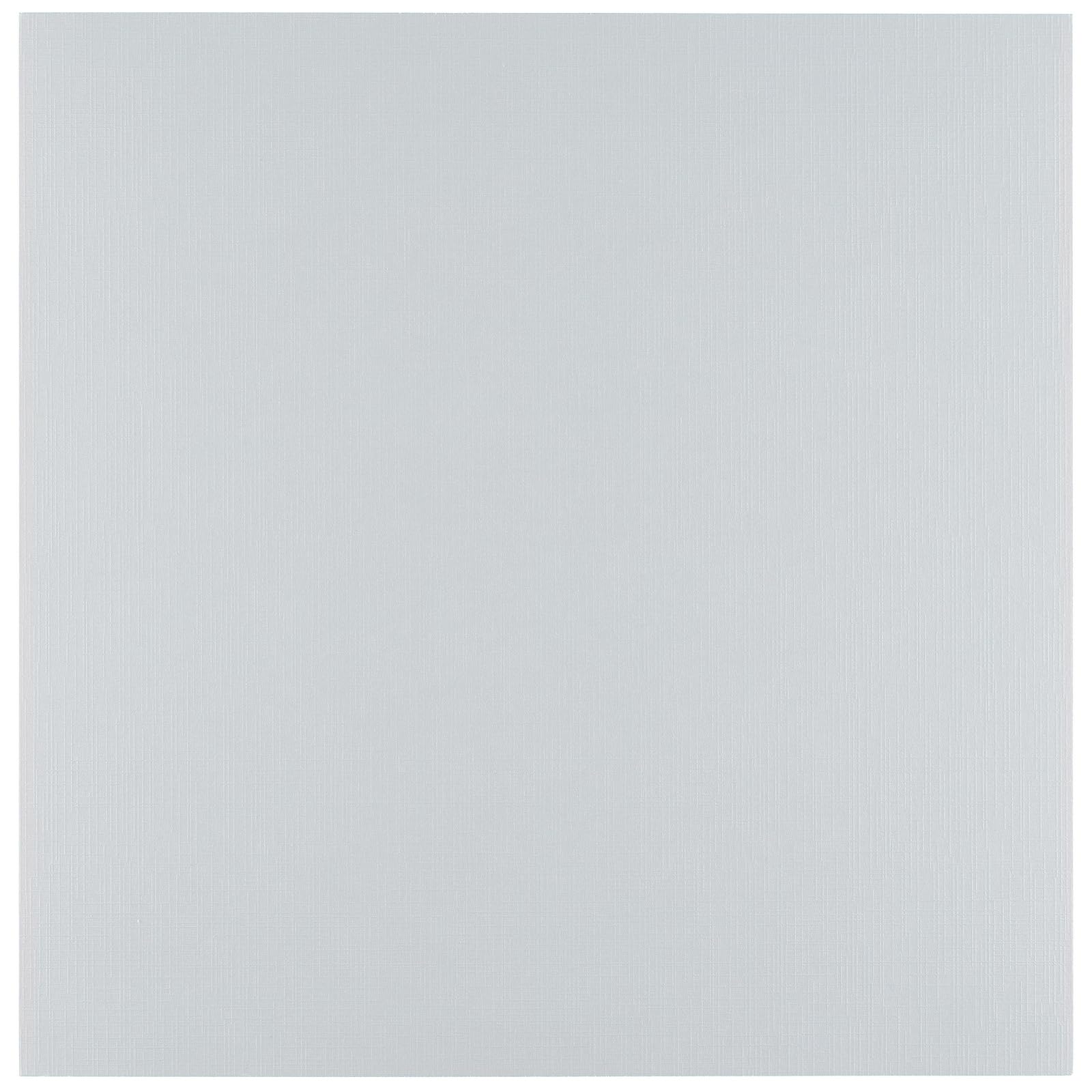 Vaessen Creative Linen Cardstock 12 x 12-25 pcs - Air (Blue) - 250 GSM Coloured Paper - Card Making Supplies for Scrapbooking and Crafting