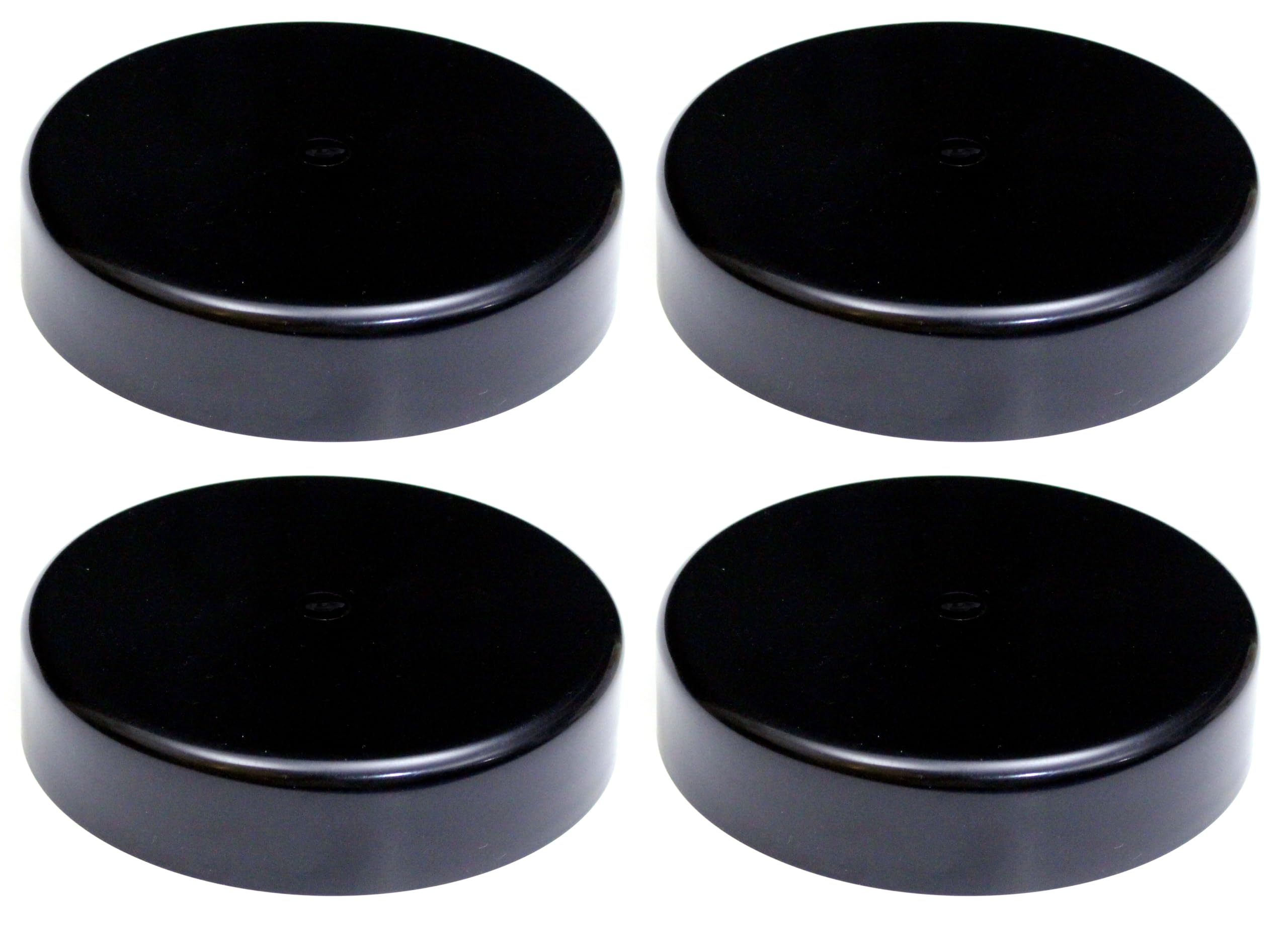 JSP Manufacturing Flat Marine Dock Piling Cap, UV Protected Polypropylene, 4 Pack, Made in USA