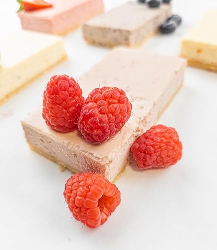 Miniatura 23 de Protein Snack Shop Barras de postre gourmet Keto Cheesecake, 0.23 onzas de carbohidratos netos, queso crema real, sin gluten, aptas para diabéticos