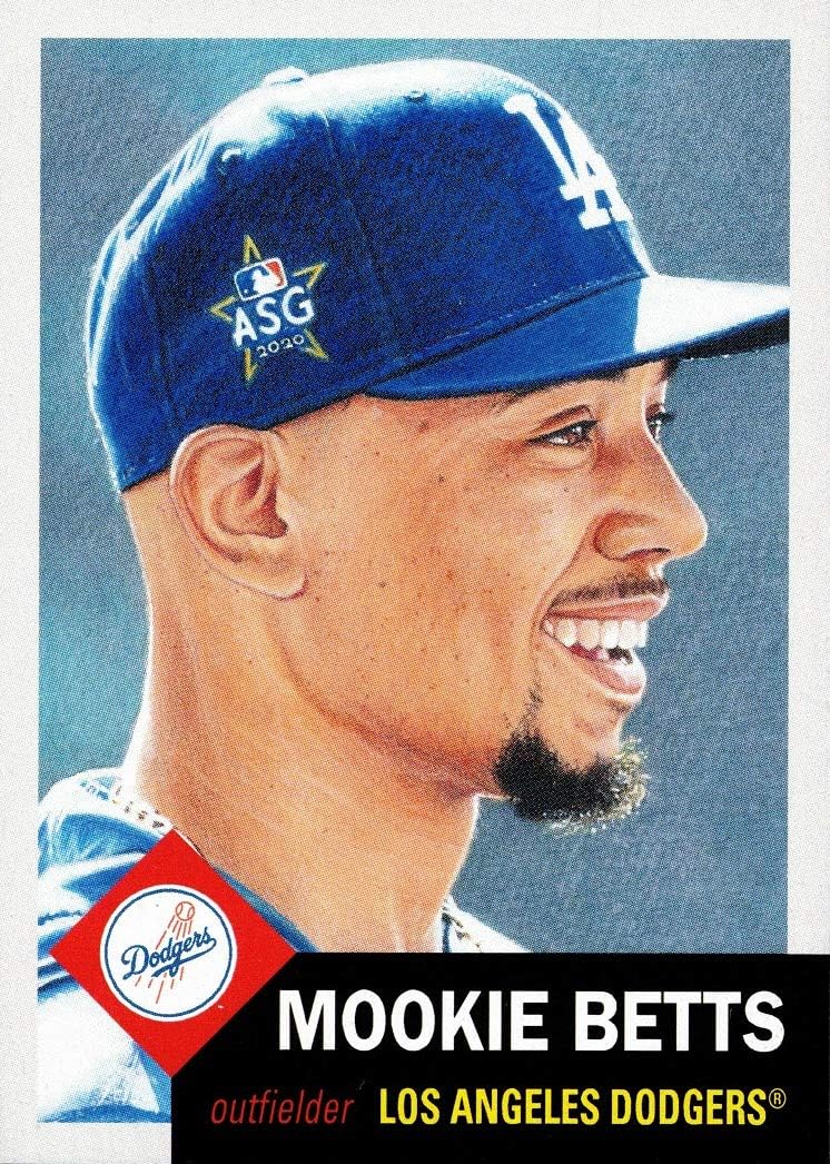 2020 Topps Living Set #301 Mookie Betts Baseball Card Los Angeles Dodgers - Only 2,768 made!