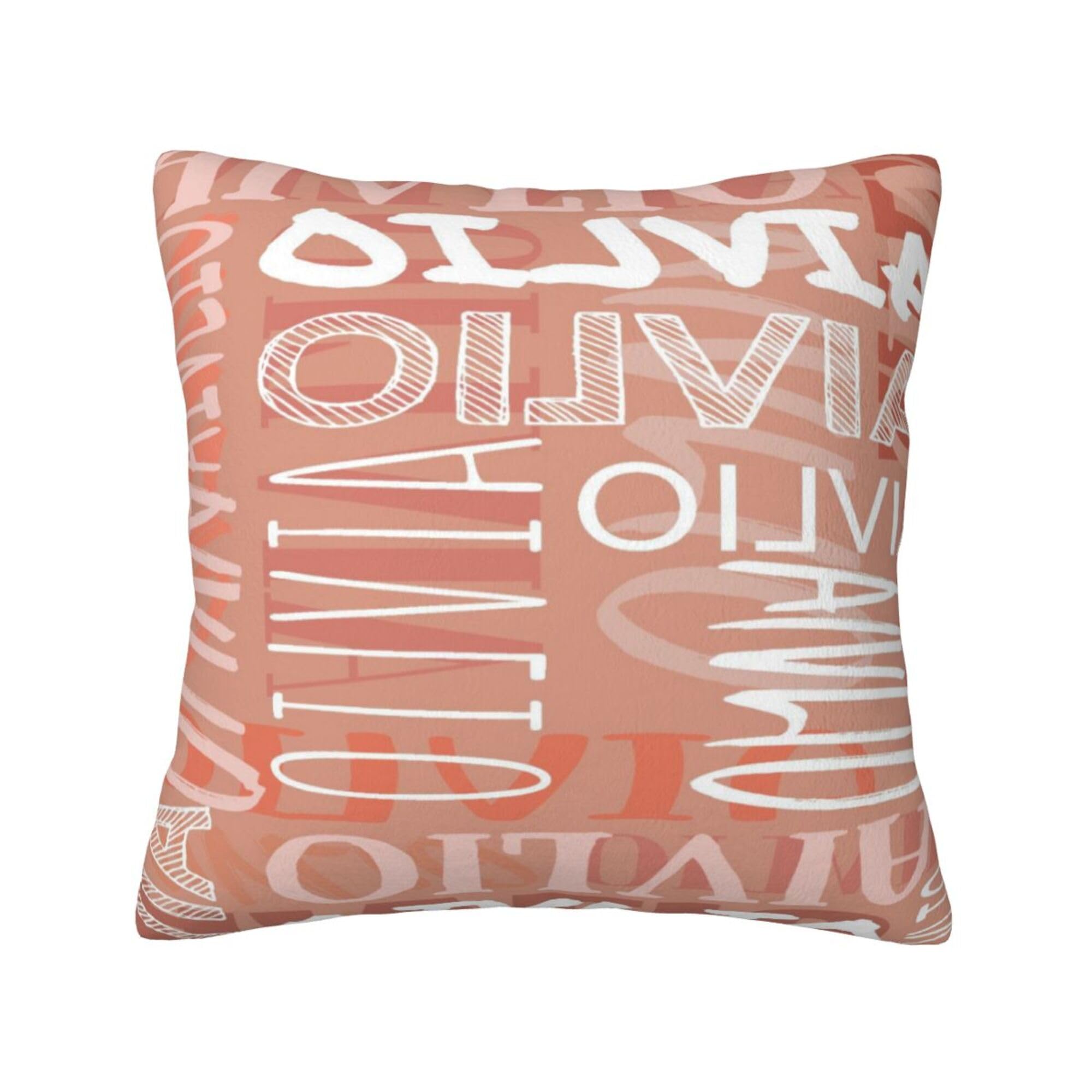 NGGBBDYGB Custom Name Pillow Personalized Pillow Custom Throw Pillow Cover 18x18 Pillow Covers Gift