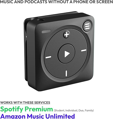 Miniatura 2 de Mighty 3 Spotify y Tienda Music Player (edición 2026) - Portátil, sin pantalla, funciona sin conexión - Compatible con auriculares Bluetooth y con
