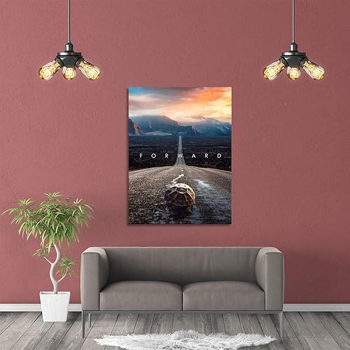 Miniatura 5 de Yetaryy - Posters, cuadros, pinturas en lienzo inspiradoras, arte de pared con citas originales motivadoras para sala de estar, para el baño,