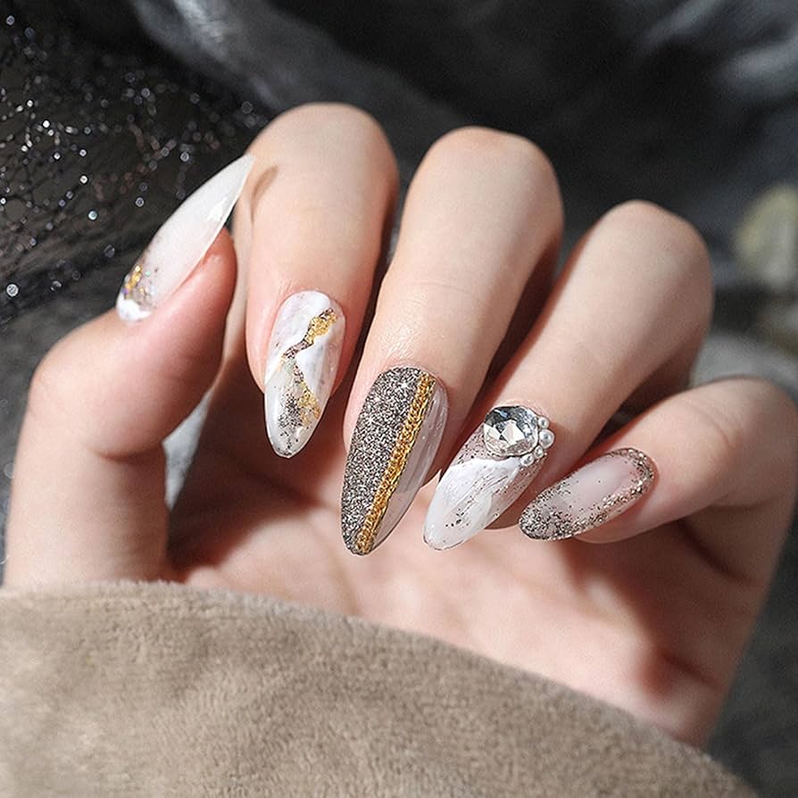 Amazon.co.jp: ネイルパウダー 8色 ダイヤモンド ラメパウダー