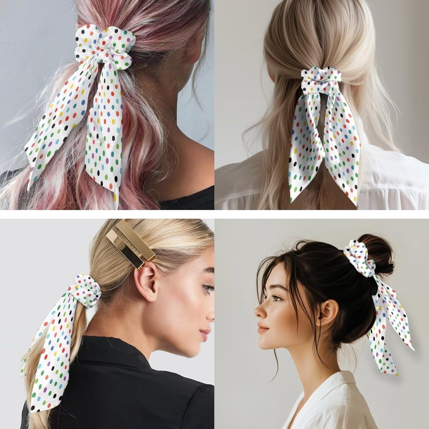 HUGS IDEA 3-Piece Set Tennis Dresses for Women with Shorts Pockets Sleeveless Golf Dresses with Bow Hair Tie for Sport