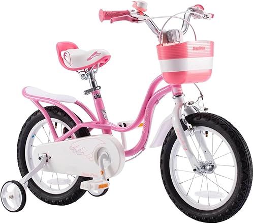 Miniatura 16 de Royalbaby Princess - Bicicleta para niñas de 12, 14, 16, 18, 20 pulgadas, con cesta para niños de 3 a 12 años