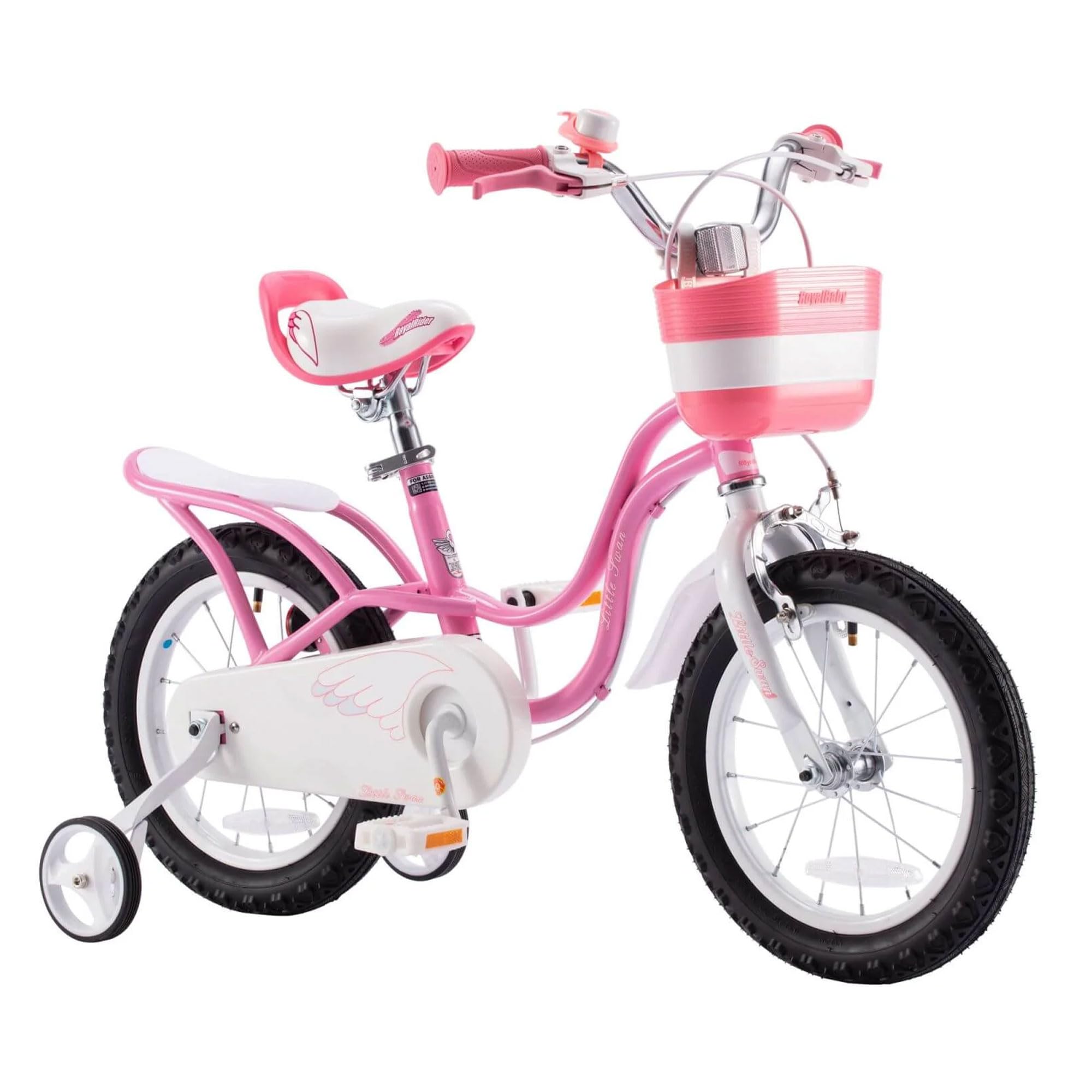Royalbaby Princess Girls Kids Bike 12 14 16 18 20 Inch Children Bicycle with Basket for Age 3-12 Years