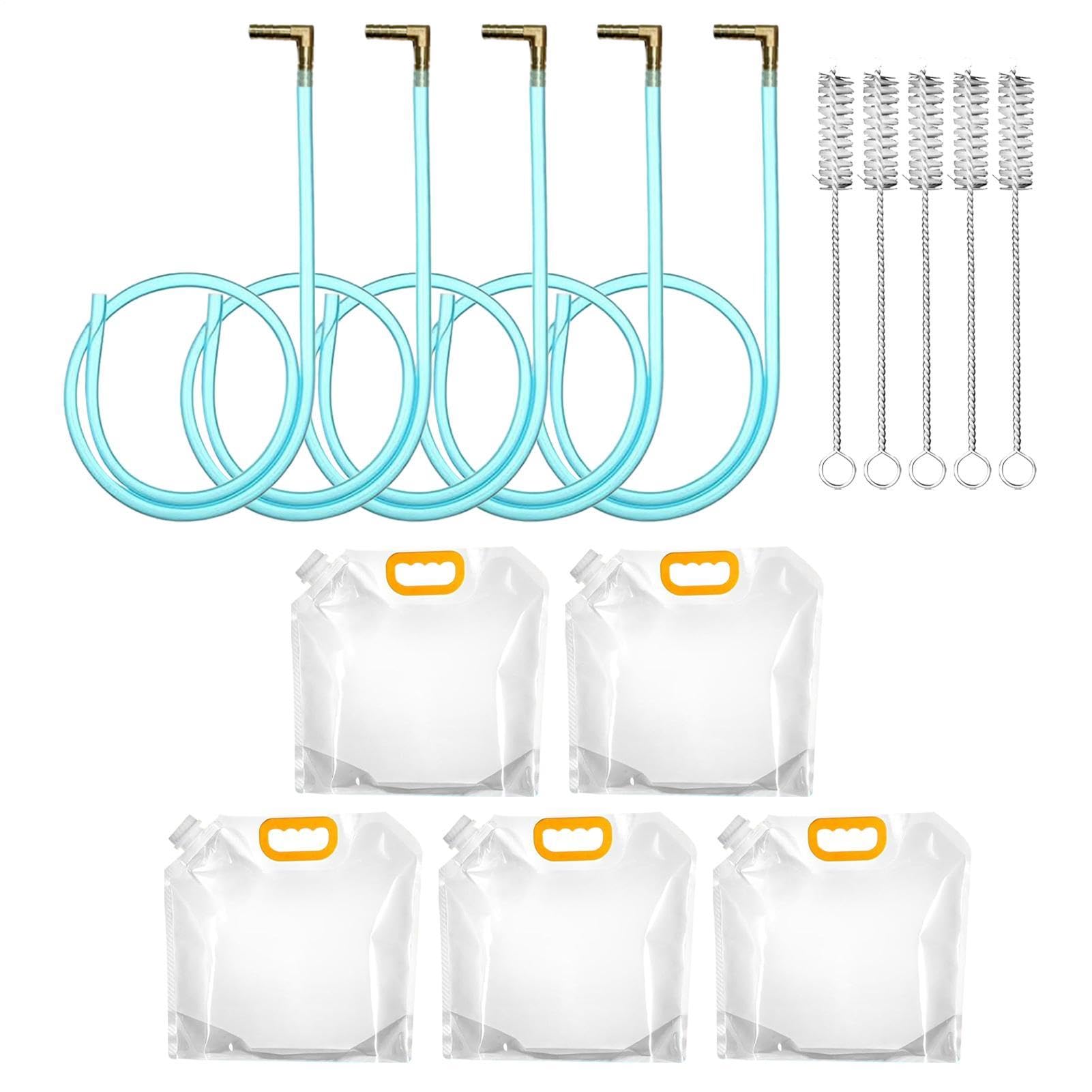 Kit para extraer de Arce Bolsas de Recolección, Brocas y Picos | Kit de Extracción de con Tubos Para Producir , Filtrado, Almacenamiento, Principiantes y