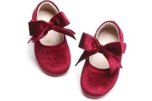 Charming Burgundy Baby Shoes: Little Toddler Girls Dress Shoes