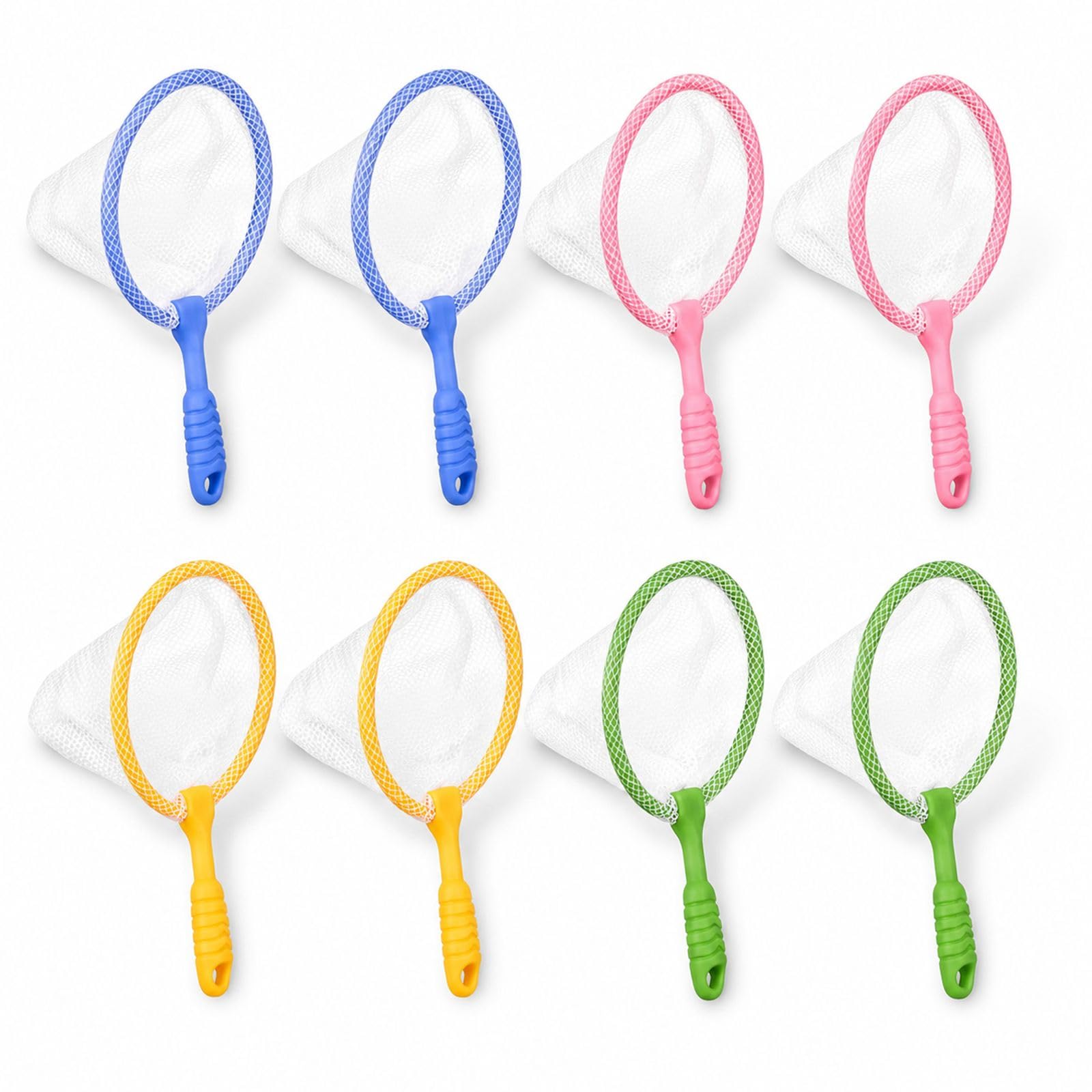 8PCS Small Net Mini Fishing Net for Outdoor Catch