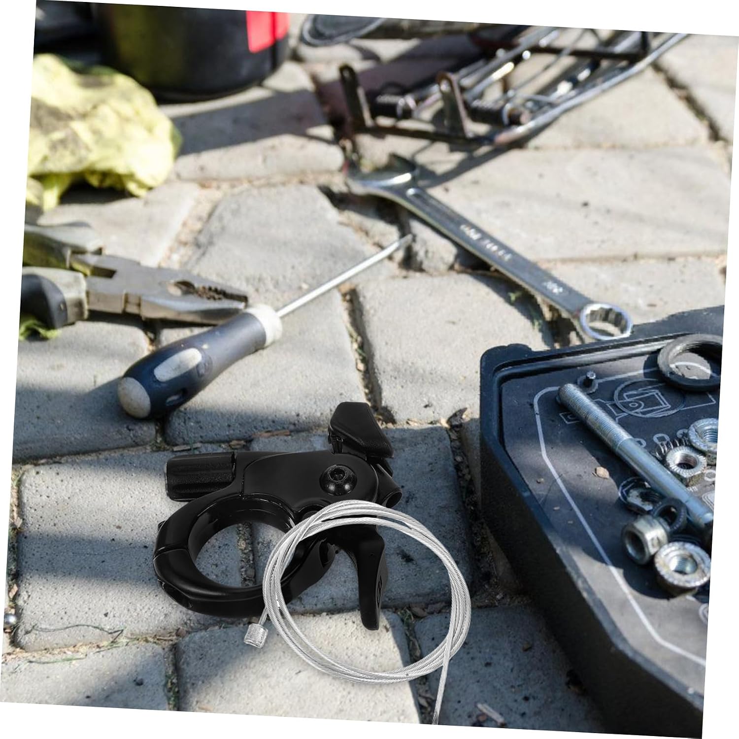 Bike Dropper Lockout Lever Bicycle Metal Lockout Lever Wire Controller for Bike Quick Operation Remote Lockout