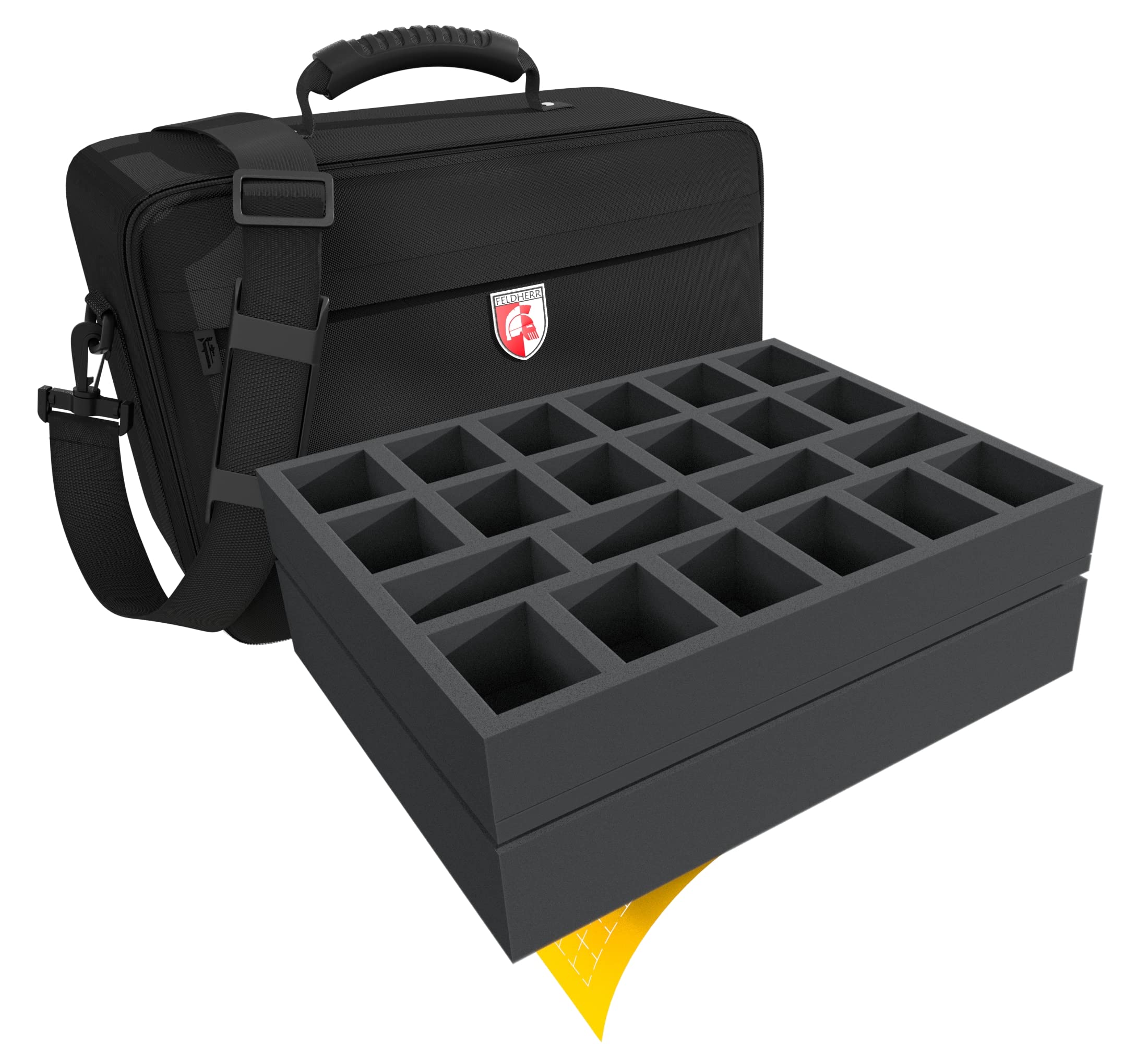 Torba Feldherr MAXI kompatybilna z małymi czołgami/potworami + 44 figurki na podstawce 40 mm