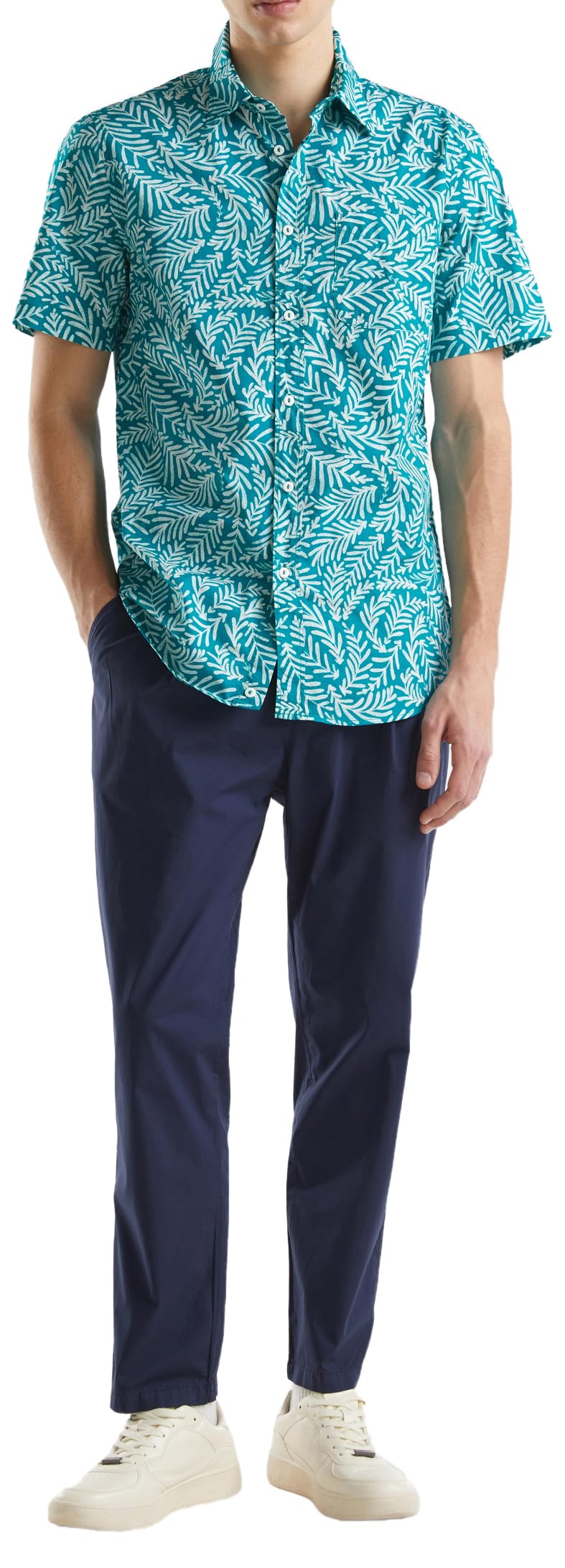 United Colors of Benetton Men's Trousers, Blue, 54