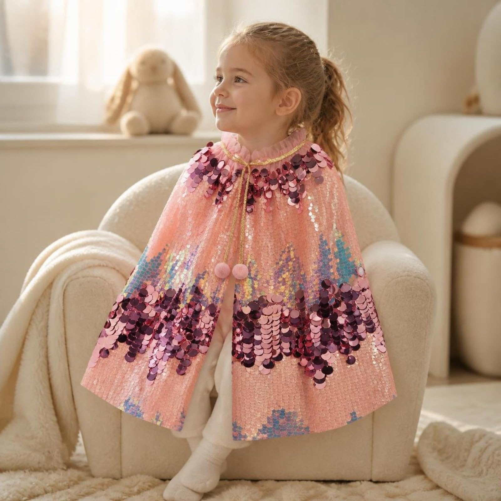 Amagogo Cape Sirène Holographique Costume