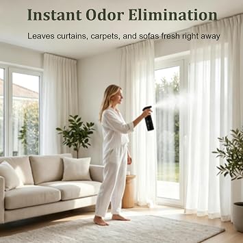 Long-Lasting Fabric Refresher and Room Spray,Fabric Air Freshener Spray,Pet-Friendly Formula,Long-Lasting Fresh Scent for Curtains, Rugs, Bedding & Clothes (1pc)