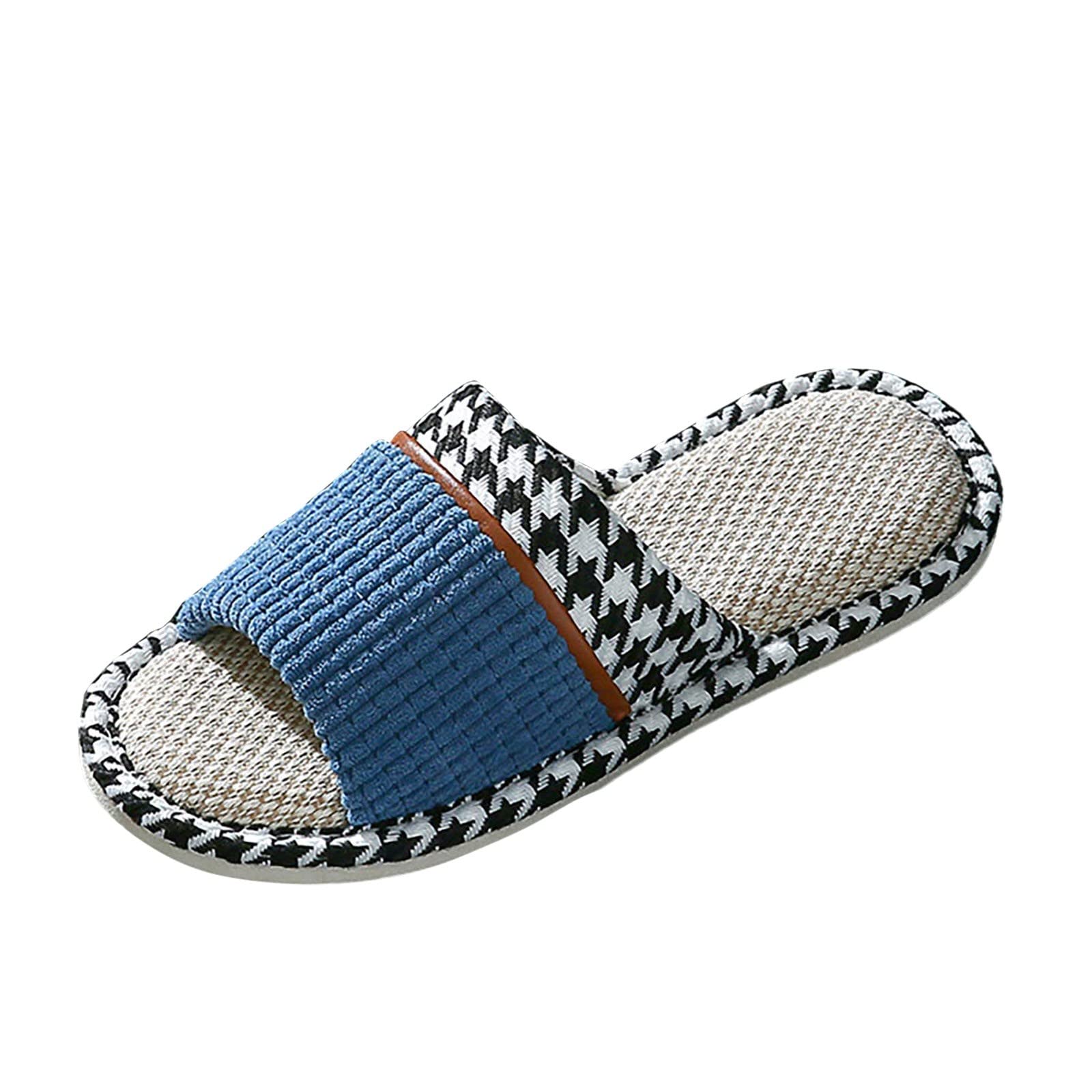 Men Indoor Non Slip Home Slippers Slippers Couple Models House Slipper Mens Slippers Size 16 Big and Tall