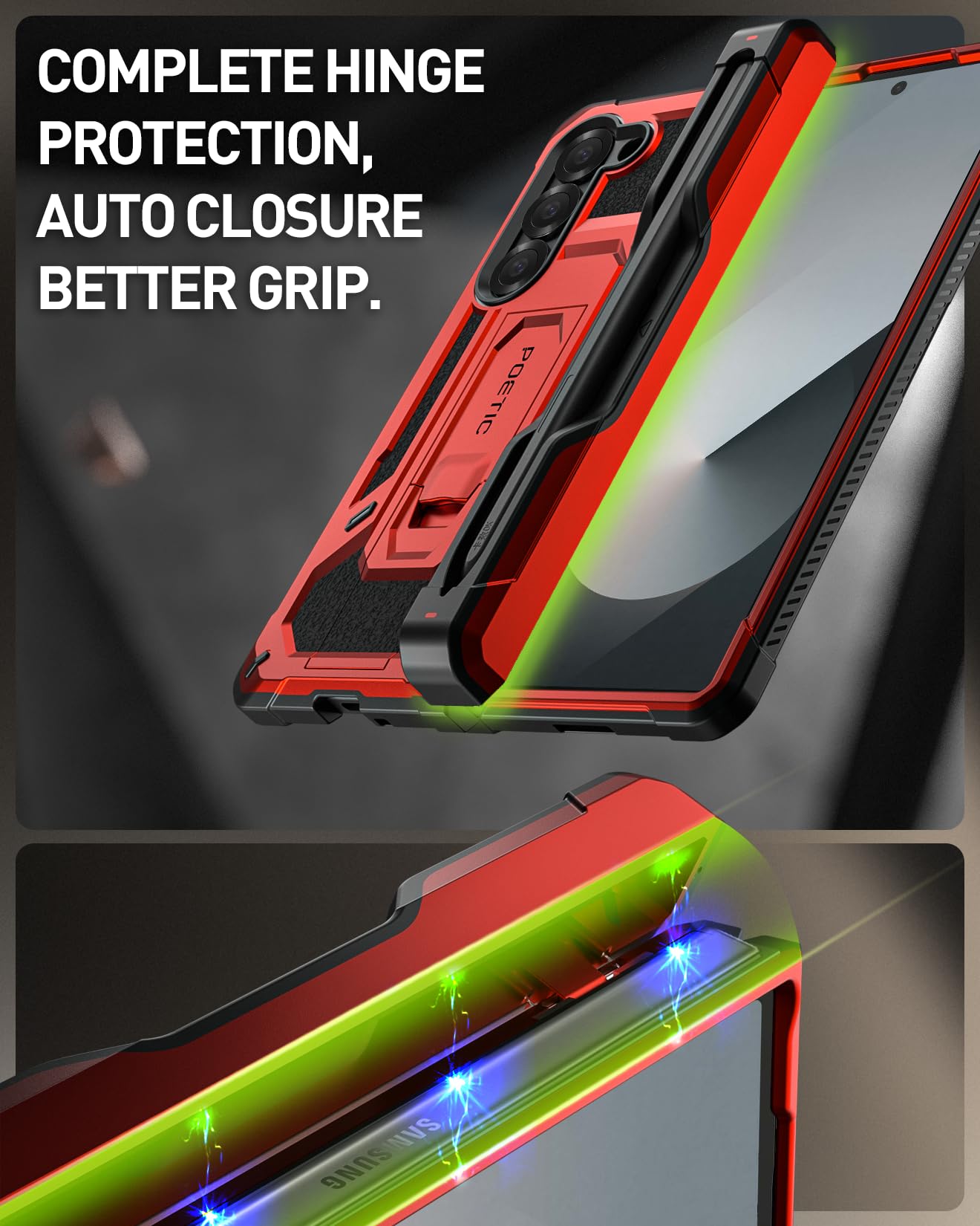 Poetic Spartan Case for Galaxy Z Fold 6 - Image 4