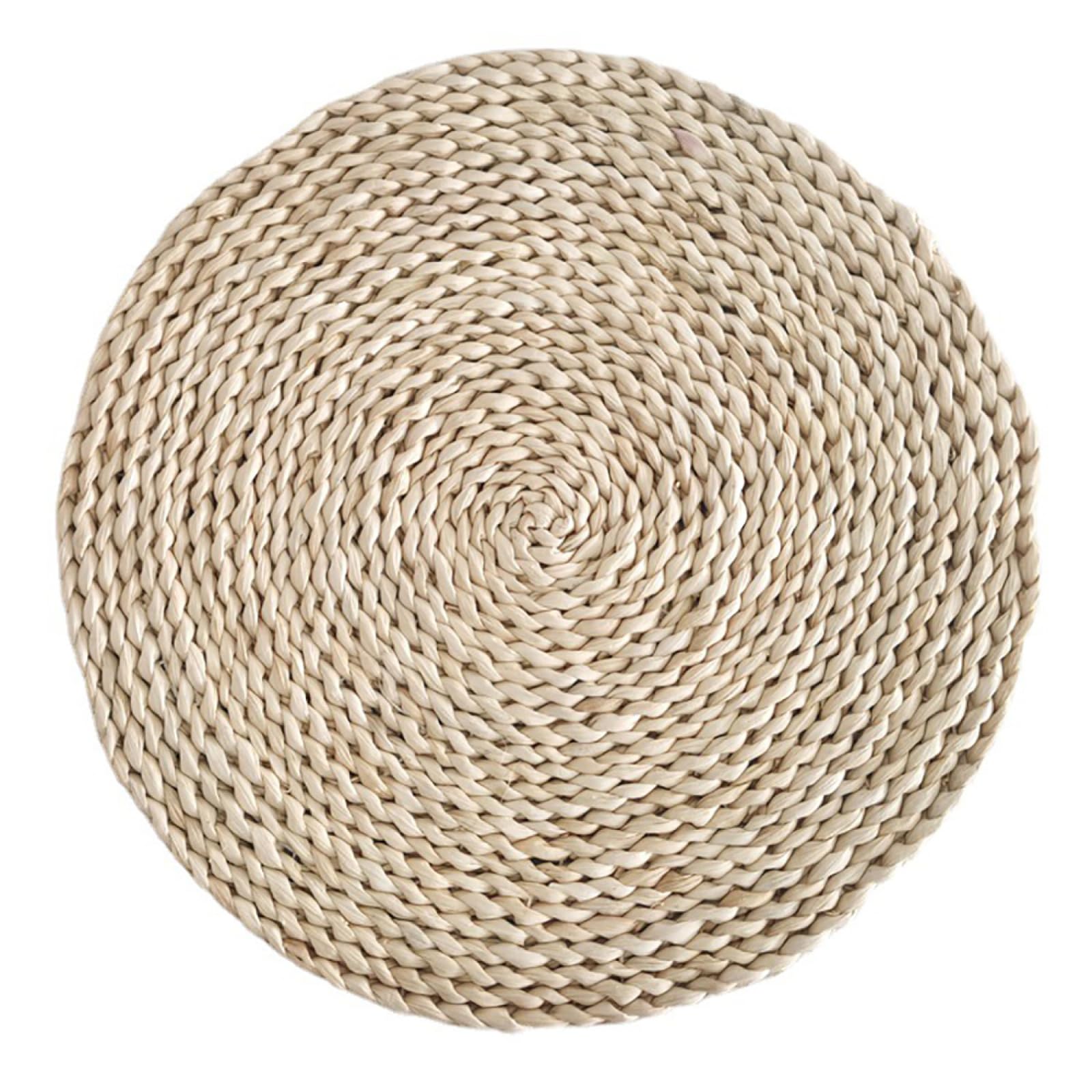 Décoration de Table, Sets de Table, Set de Table de Cuisine en rotin tressé Naturel tressé, Rond et résistant, Style Ferme.