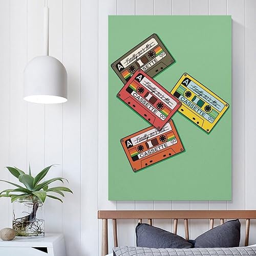 Miniatura 5 de BAOCT Cassette Tape Retro Cassette Print 90s 80s Retro Music Canvas Art Poster And Wall Art Picture Print Modern Family Bedroom Decor Posters