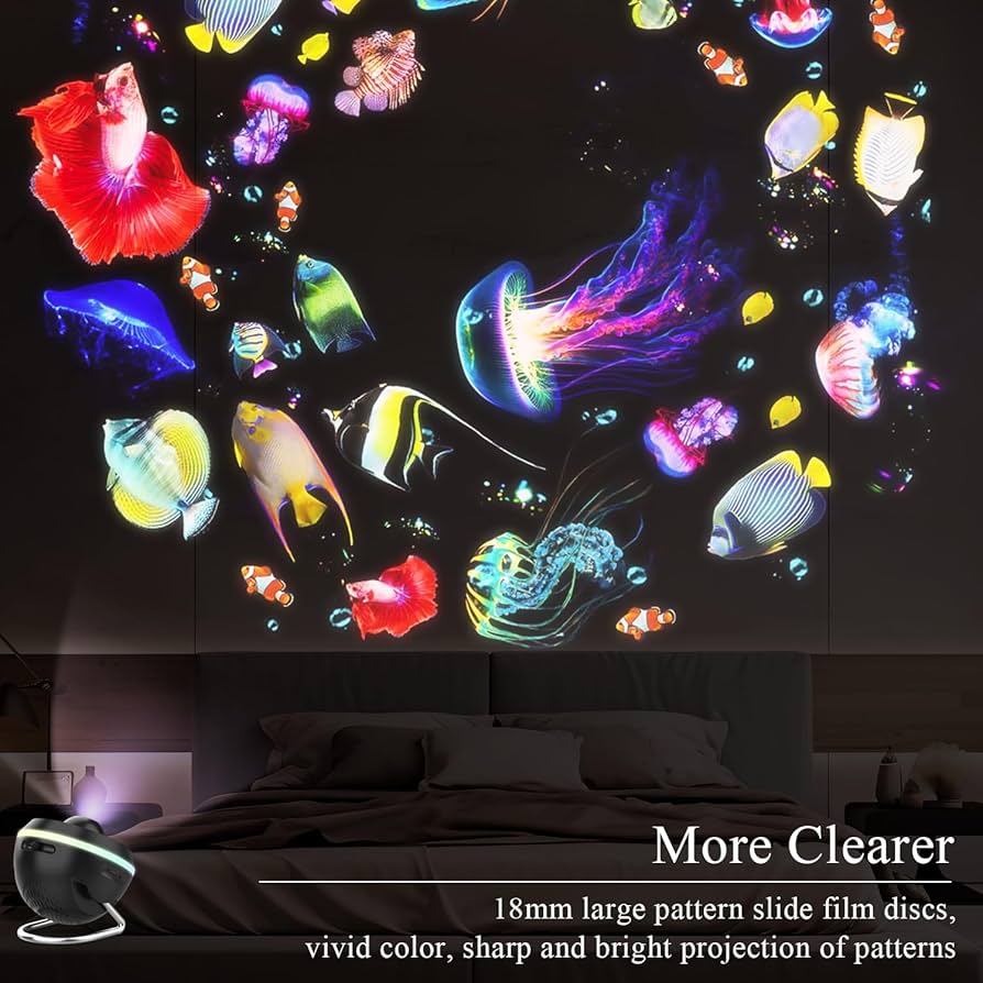 Meteor Galaxy Projector for Bedroom, 13 in 1 Planetarium