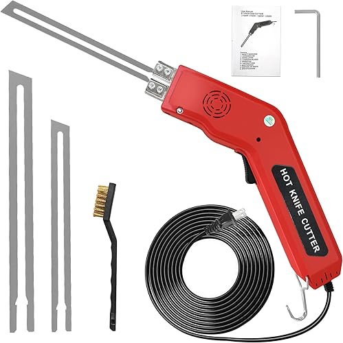 Cortador de espuma 6 en 1 Herramienta de corte de cuchillo caliente 752.0 F 200 W Cortador de espuma de poliestireno Cortador eléctrico de espuma de