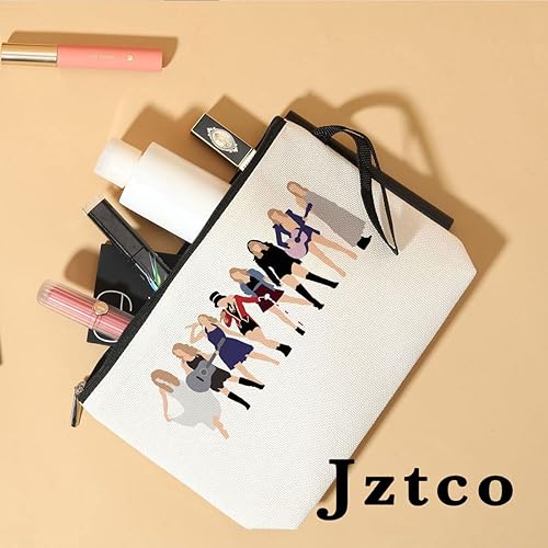 Miniatura 6 de Bolsa inspirada para amantes de la música para mujeres y niñas, fanáticos de la biblioteca, bolsa de aseo portátil, regalo de Navidad, cumpleaños,