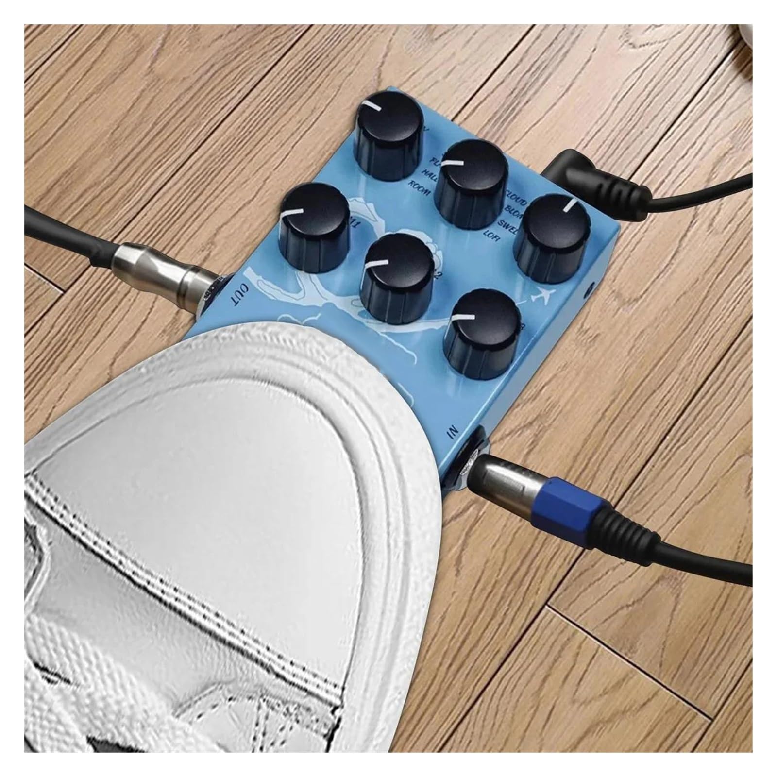 Mini Pedał Efektów Gitarowych Z 9 Cyfrowymi Trybami Pogłosu(6)