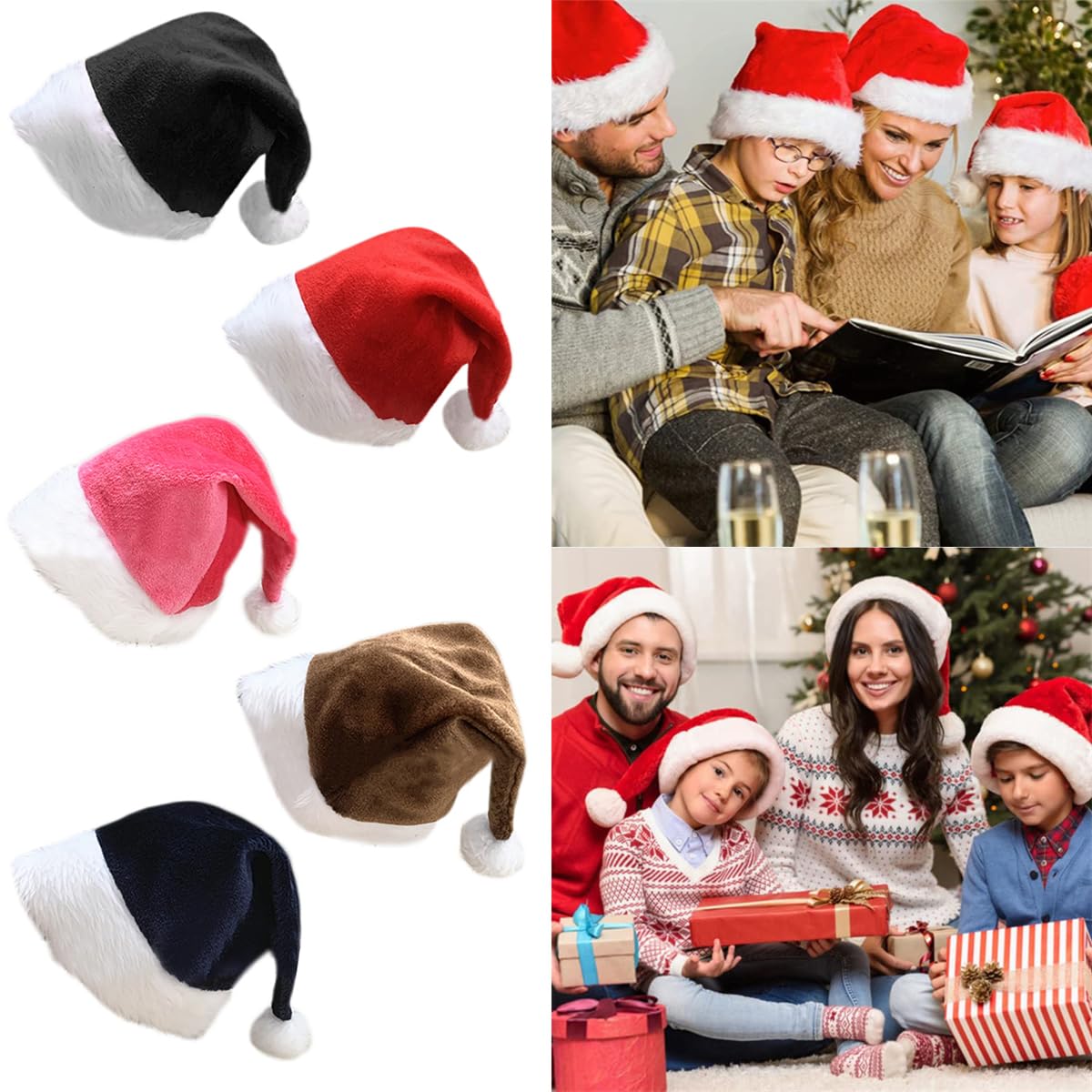 Amazon | サンタ帽子 クリスマス帽子 ぬいぐるみサンタ帽子 面白い帽子