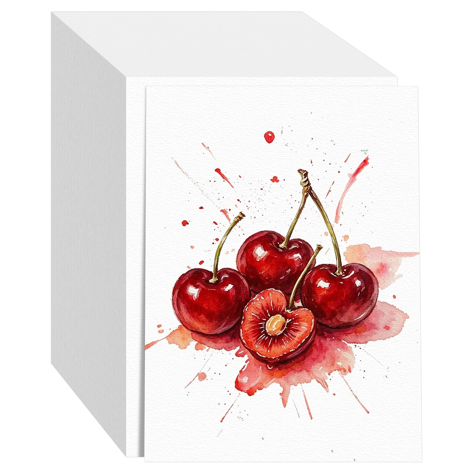 252 Sheets Watercolor Paper 5x7, 110lb/230 GSM Cold Press Water Color Paper | Cotton Wate…