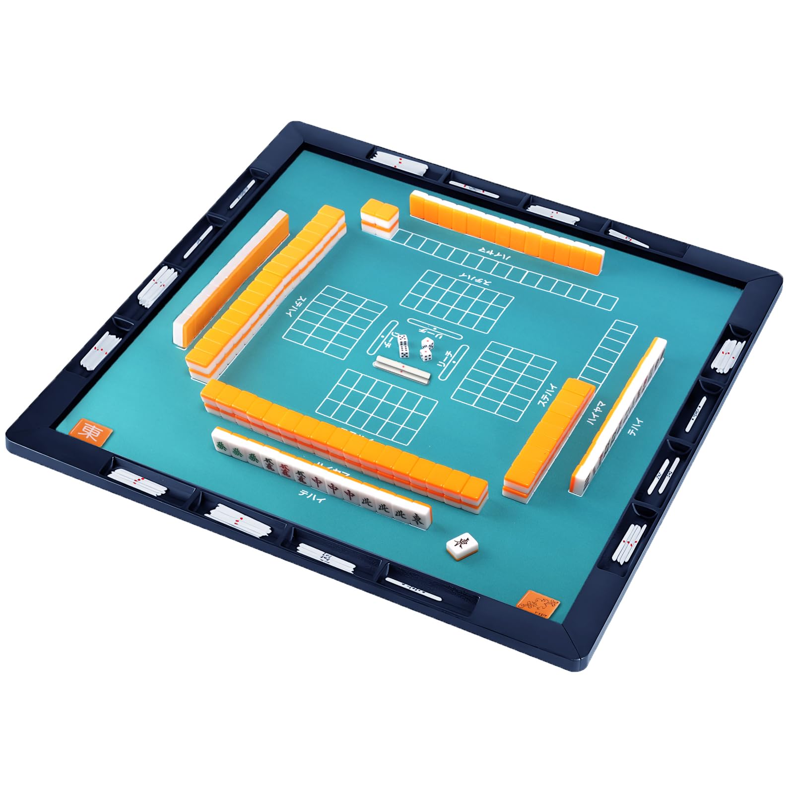 ✨人気✨ 麻雀マット 麻雀牌セット 収納ケース付き ゲーム 家庭用 Amazon.co.jp: Rebornsun 麻雀 麻雀牌 麻雀マット 麻雀セット