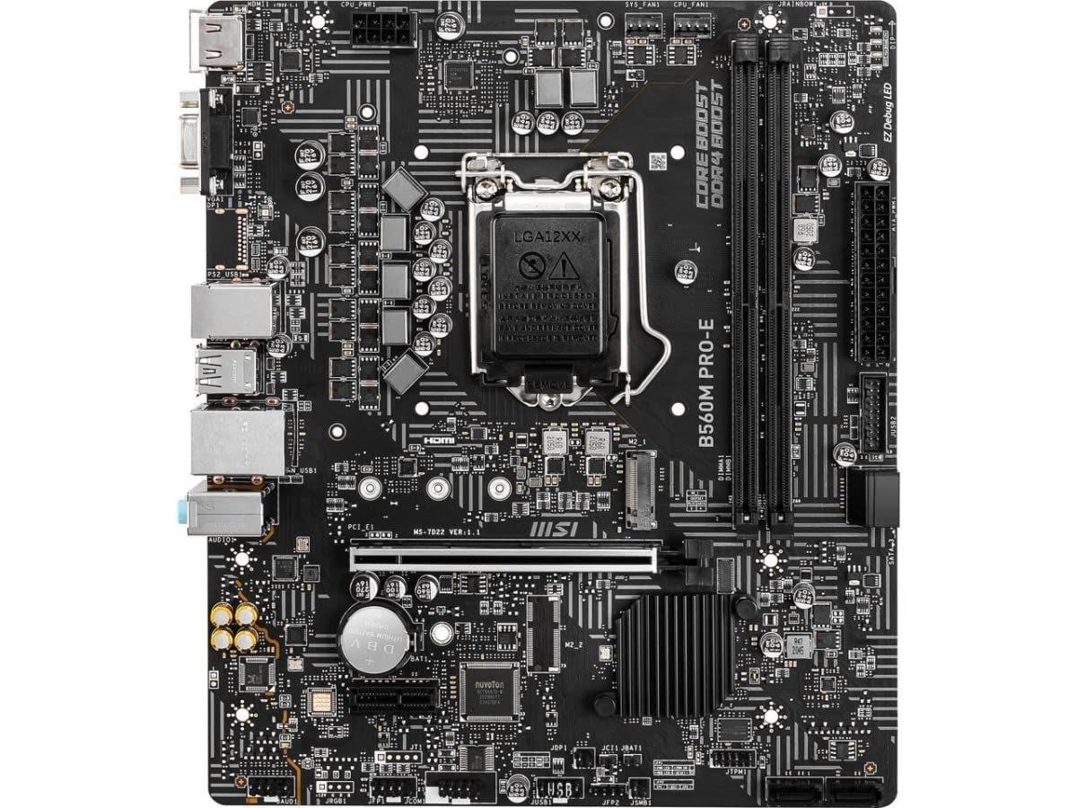 Amazon | MSI B560M PRO-E ProSeries マザーボード (mATX, 第11/10世代