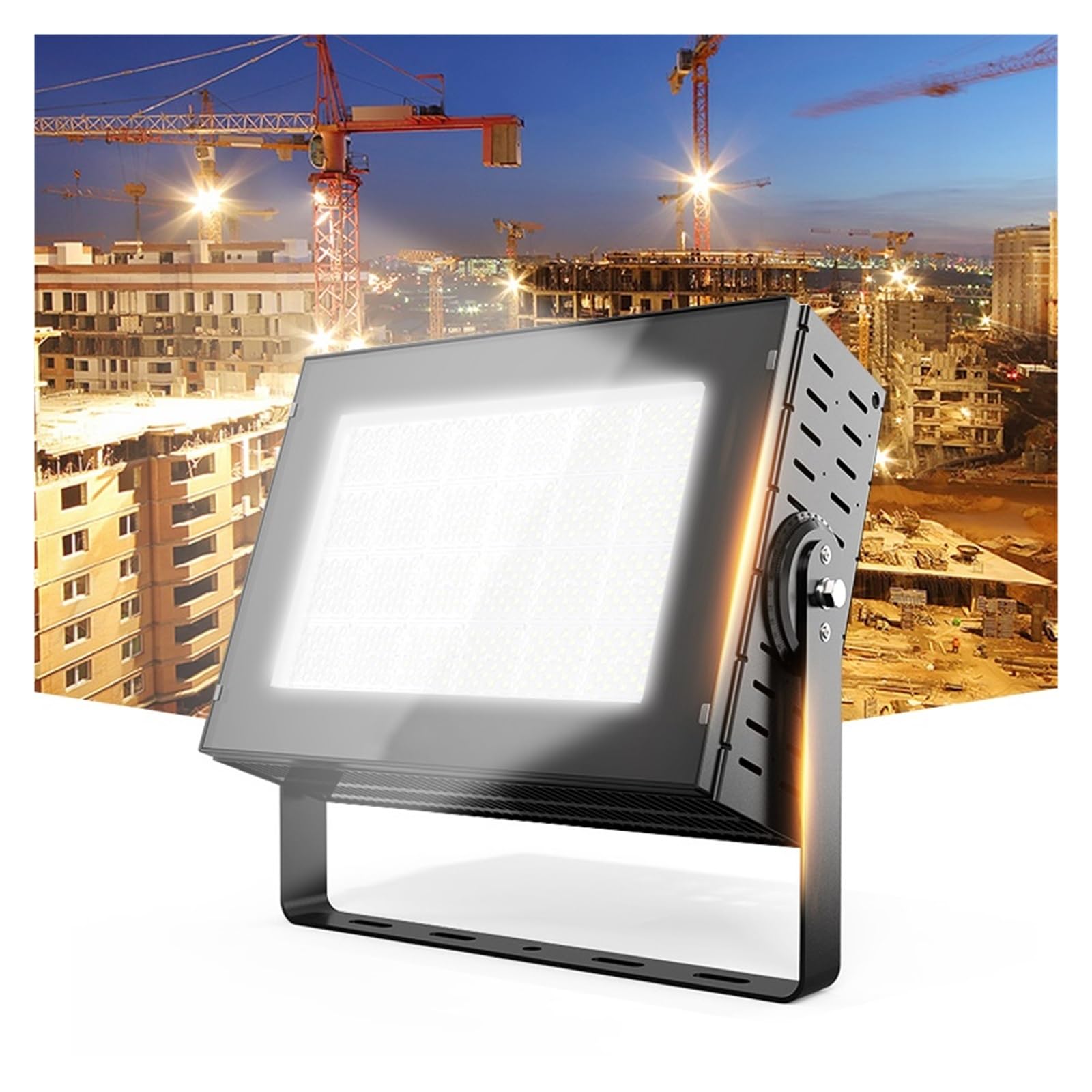 Projektor Światła Powodziowego Wodoodporne Oświetlenie Zewnętrzne Ściana Zewnętrzna Budynek Ogród Drzewa Kwadratowy Reflektor Super Jasne OszczęDzanie Energii(6000K,600W)