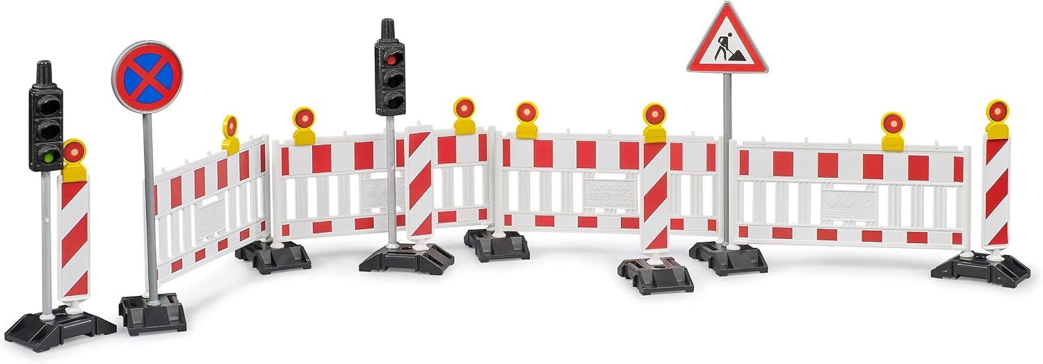 Bruder 62009 Set sicurezza stradale con semaforo