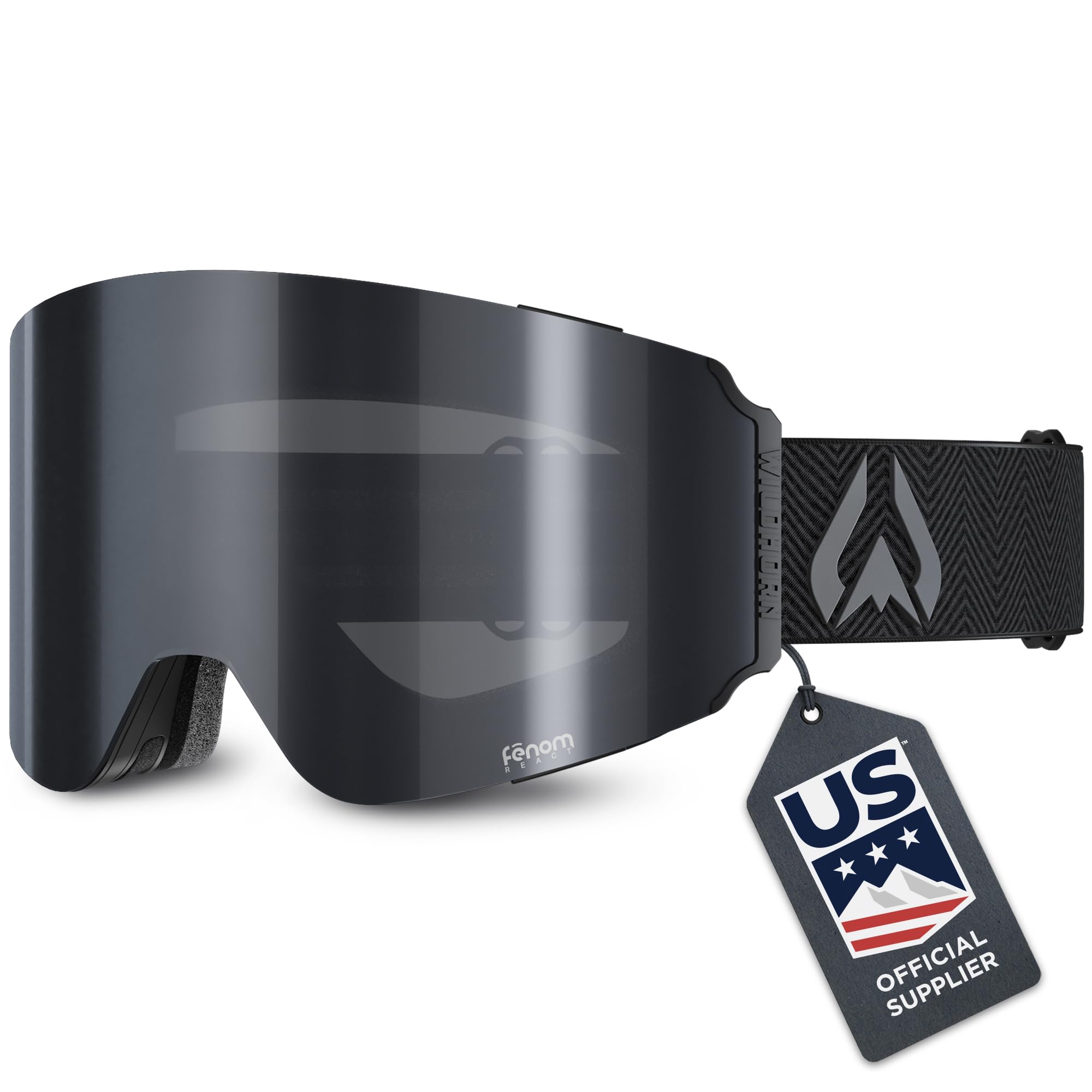 Wildhorn Maxfield Pro Photochromic Ski Goggles for Men & Women – Fenom Lens, 185° Wide View, 3X Anti-Fog, Anti-Scratch