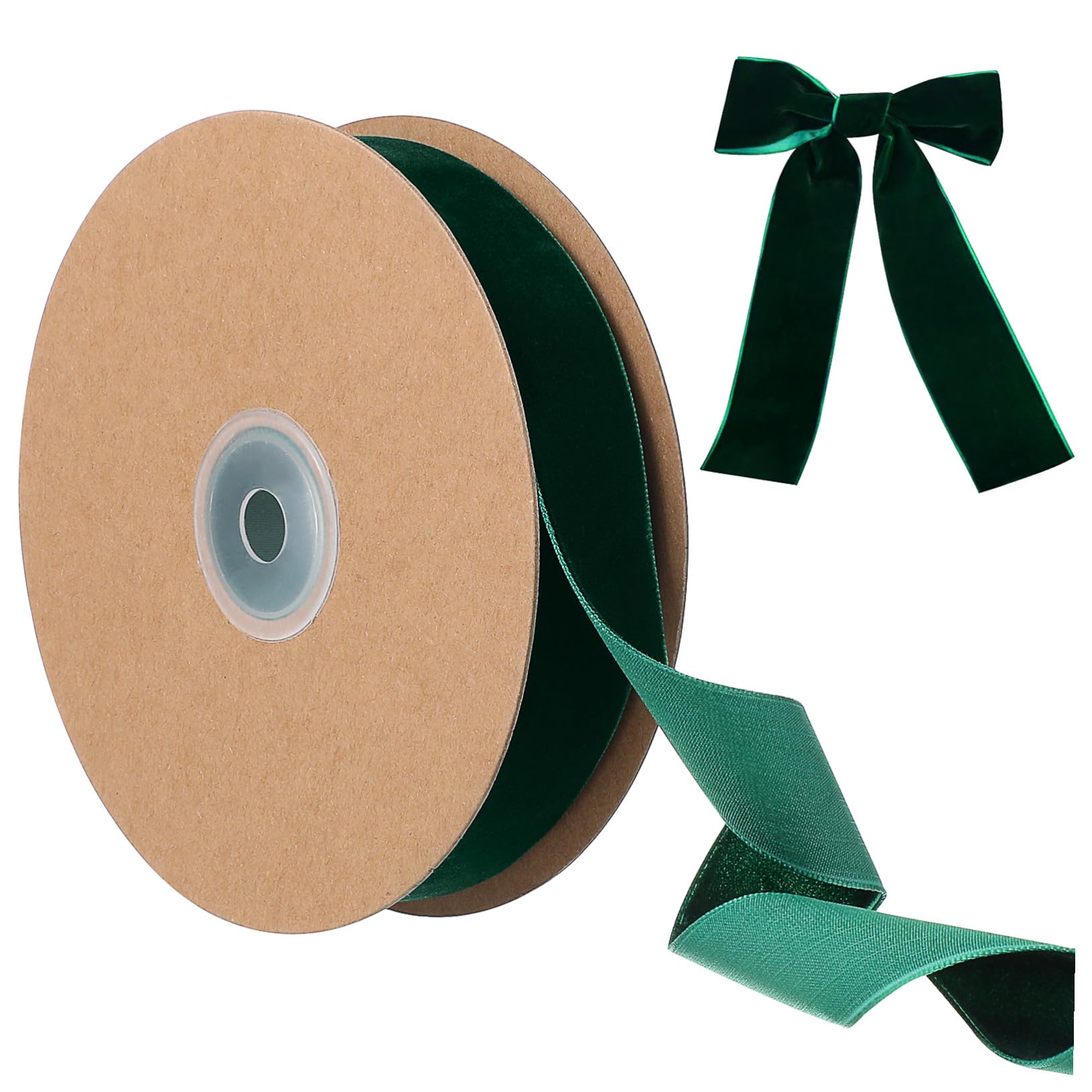 3rollen Breites Dunkelgrünes Flocking-ribbon Hochwertiges Dekoband Für Hochzeiten -projekte Und Kleidung Strapazierfähiges Elastisches Material Für Kreative Bastelideen