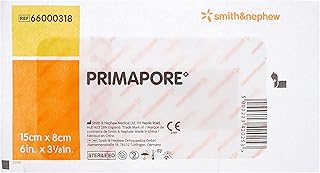 Smith+Nephew Primapore Adhesive Non-Woven Wound Dressing, 6 x 3 1/8