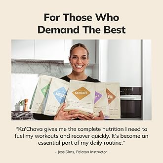 Ka'Chava Meal Replacement Shake - A Blend of Organic Superfoods and Plant-Based Protein - The Ultimate All-In-One Whole Body Meal. 15 meals per bag. (Chai), 32.2757 Ounce