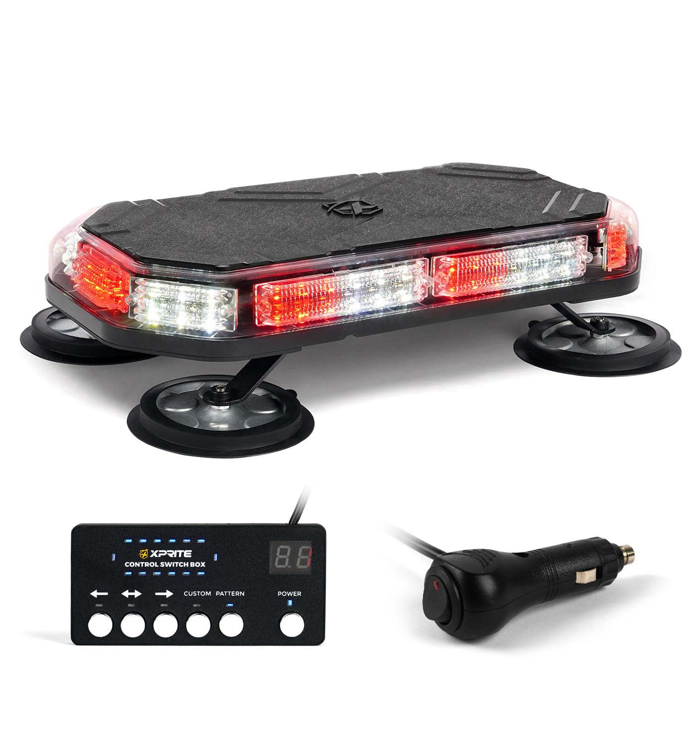 2 X Amber Led Beacon Strobe Emergency Flashing Light Warning Lamp Truck 12v 24v - Foto 8