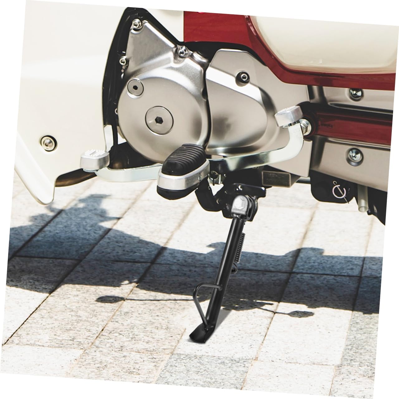 2 Sets Iron Motorcycle Kickstand for Dirt Bike and Motorcycle