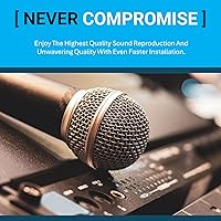 Vista 5 de Placa de pared XLR premium, sin soldadura, placa de pared de audio, para instalación de audio profesional (hembra a hembra 1 puerto)