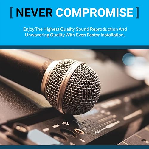 Miniatura 5 de Placa de pared XLR premium, sin soldadura, placa de pared de audio, para instalación de audio profesional (hembra a hembra 1 puerto)