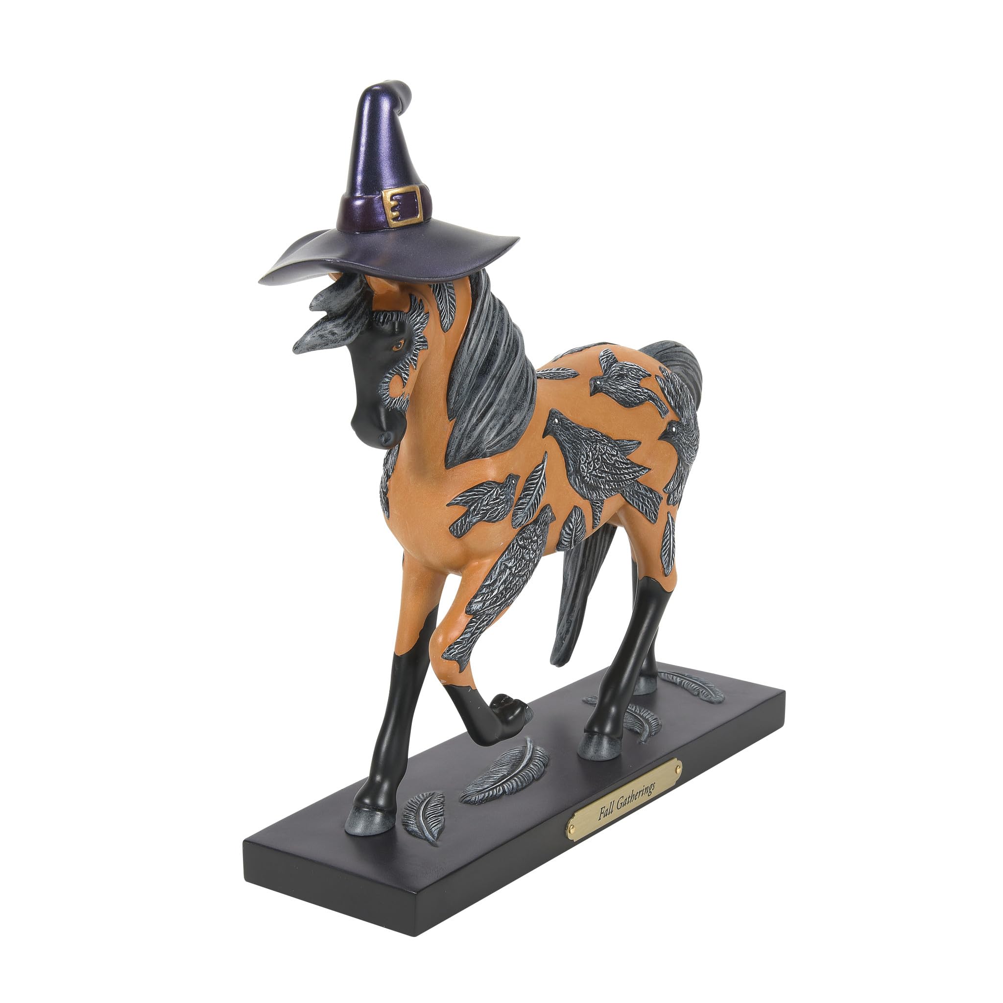 Enesco The Trail of Painted Ponies Halloween-Figur, Herbstversammlungen, 21,6 cm, Mehrfarbig