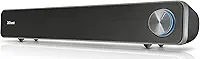 Caixa de som Trust Arys Soundbar p/PC, 22946, preto, grande