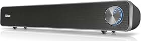 Caixa de som Trust Arys Soundbar p/PC, 22946, preto, grande