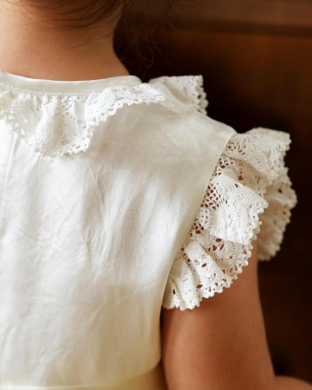 Baby Girl's Mint Green Lace Dress with Satin Ribbon Belt - Elegant Christening, Special Occasion & Family Gathering Outfit