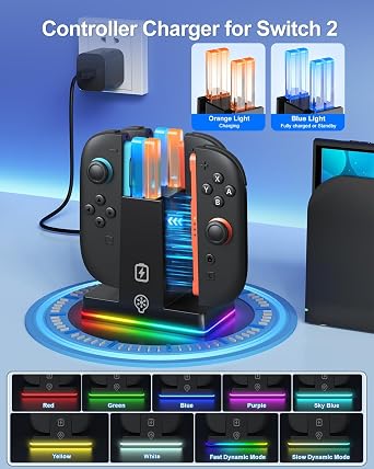 FYOUNG Switch 2 Accessories, 23 IN 1 Case Bundle for Nintendo Switch 2